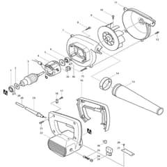 Makita 4014NV - Blower - Power Tool Diagram