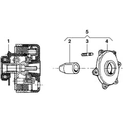 401 S - Bertolini Rotary Cultivator Clutch 3 disk Diagram