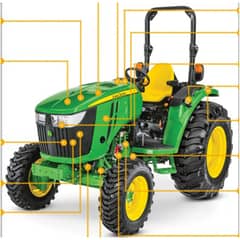 John Deere 4044R Compact Tractor - Quick Reference Guide
