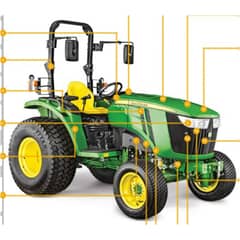 John Deere 4049M (HJ200001- ) Compact Tractor - Quick Reference Guide