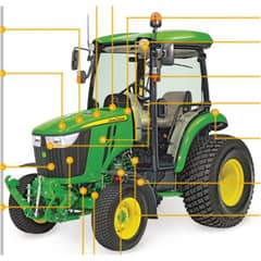 John Deere 4049R Compact Tractor - Quick Reference Guide