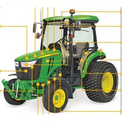 John Deere 4049R (HJ500001- ) Compact Tractor - Quick Reference Guide
