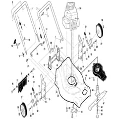 McCulloch 4051 CM - 96141004405 - 2008-03 - Frame Parts Diagram
