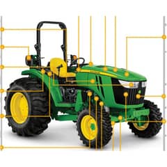 John Deere 4052R Compact Tractor - Quick Reference Guide