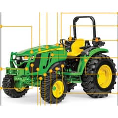 John Deere 4066M (HJ100001- ) Compact Tractor - Quick Reference Guide