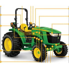 John Deere 4066M (LL103638-PN300734) Compact Tractor - Quick Reference Guide