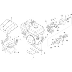 407 S - Bertolini Rotary Cultivator Clutch (Until 2019) Diagram