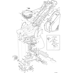 Hayter Harrier 41 ES VS - 412A (412A001001 - 412A099999) - Mainframe Assembly