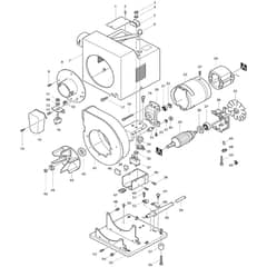 Makita 410 - Dust Collector - Power Tool Diagram