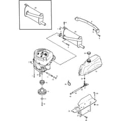4125M - 2005 - 13-6101-96 - Mountfield Front Mower Engine Diagram