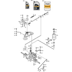 4135H - 2008 - 13-6102-79 - Mountfield Front Mower Transmission Diagram