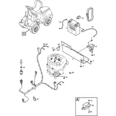4135H - 2005 - 13-6102-96 - Mountfield Front Mower Electric Equipment Diagram