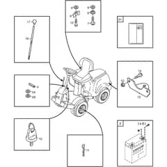 4135H - 2006 - 13-6102-97 - Mountfield Front Mower Assembly Parts Diagram