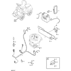 4140H - 2009 - 13-6002.80 - Mountfield Front Deck Mower Electric Equipment Diagram