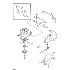 4155H - 2004 - 13-6103-95 - Mountfield Front Deck Mower Engine Diagram