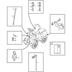 4155H - 2005 - 13-6103-96 - Mountfield Front Deck Mower Assembly Parts Diagram