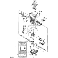 4155H - 2008 - 13-6103-99 - Mountfield Front Deck Mower Kanzaki Transaxle K46G Diagram