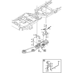 4155H 4WD - 2009 - 13-6004-80 - Mountfield Front Mower PTO (Power Take Off) Diagram