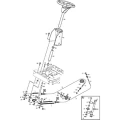 4155H 4WD - 2006 - 13-6104-97 - Mountfield Front Deck Mower Steering Diagram