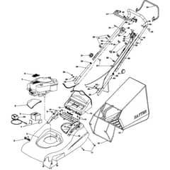 Hayter Harrier 56 Autodrive - 560G (310000001 - 312999999) - Upper Mainframe