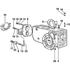 418 S - Bertolini Rotary Cultivator Speed-change gear box Diagram