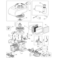 421 PD - 2009 - 294435143/UM9 - Mountfield Rotary Mower Engine Diagram