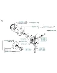 Husqvarna 42 - 2001-Current - Clutch & Oil Pump