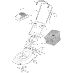 42 HP - 2002 - 23-1581-71 - Mountfield Rotary Mower Handle Diagram