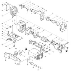 Makita 4300BV - Jig Saw - Power Tool Diagram