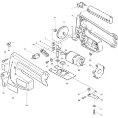 Makita 4300D - Cordless Jig Saw - Power Tool Diagram