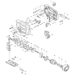 Makita 4302C - Electronic Jig Saw - Power Tool Diagram