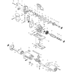Makita 4305 - Jig Saw - Power Tool Diagram