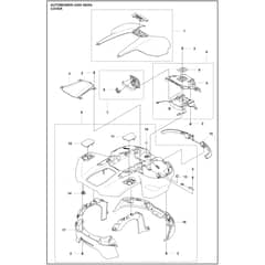 Husqvarna 430X NERA - 970535203 - Cover