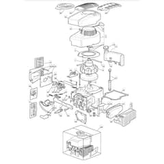 4310 HP - 2008 - 294434043/M08 - Mountfield Rotary Mower M150 Engine Diagram