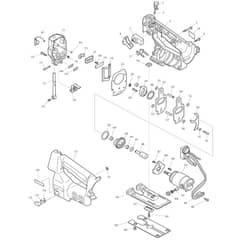 Makita 4333D - Cordless Jig Saw - Power Tool Diagram