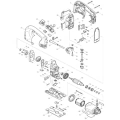 Makita 4340FCT - Jig Saw - Power Tool Diagram