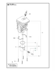 Husqvarna 435EII - Cylinder Piston