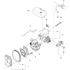 Husqvarna 435 II - 970559735 - Carburetor And Air Filter