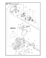 Husqvarna 435II - Chain Brake & Clutch Cover