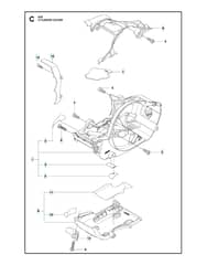 Husqvarna 439 - Cylinder Cover