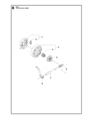 Husqvarna 440E-SERIES - Clutch & Oil Pump