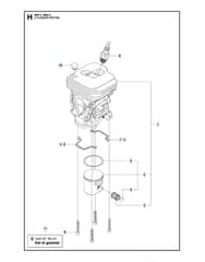 Husqvarna 445II - Cylinder Piston
