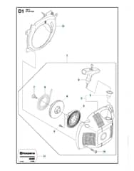Husqvarna 445II - Starter