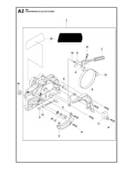 Husqvarna 450E-SERIES - Chain Brake & Clutch Cover