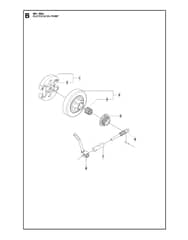 Husqvarna 450E-SERIESJUBILEE - Clutch & Oil Pump