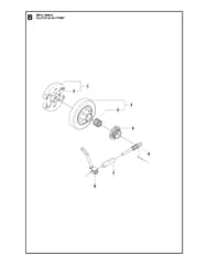 Husqvarna 450II - Clutch & Oil Pump