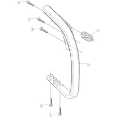 Husqvarna 450S - 970702618 - Handle