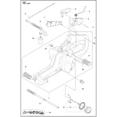 Husqvarna 450S - 970702618 - Fuel Tank