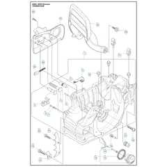 Husqvarna 450S - 970702618 - Crankcase