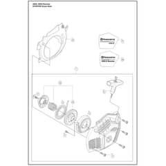 Husqvarna 450S - 970702618 - Starter 02